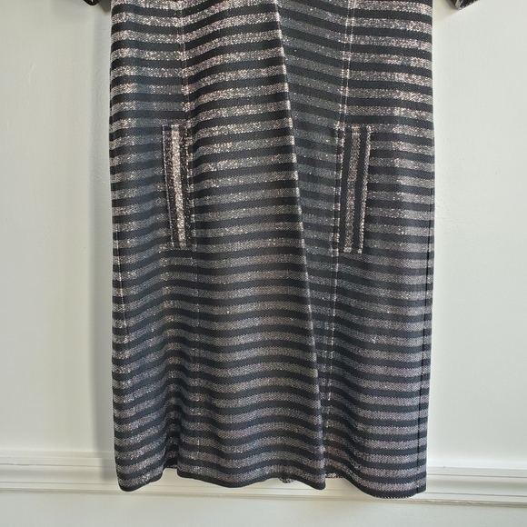 Nanette Lepore Kingdom Key Striped Dress Size 10 - Picture 7 of 12